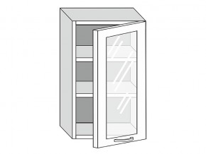 19.50.3 Шкаф настенный (h=913) на 500мм с 1-ой стекл. дверцей в Волчанске - volchansk.магазин96.com | фото