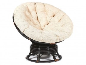 Кресло-качалка Papasan w 23/01 B с подушкой Antique brown, ткань Старт в Волчанске - volchansk.магазин96.com | фото