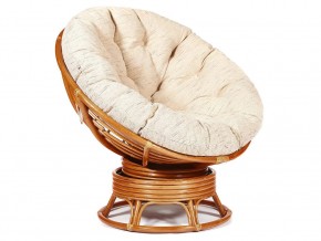 Кресло-качалка Papasan w 23/01 B с подушкой Cognac, ткань Старт в Волчанске - volchansk.магазин96.com | фото