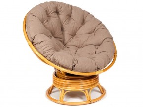 Кресло-качалка Papasan w 23/01 B с подушкой Honey, экошерсть Коричневый в Волчанске - volchansk.магазин96.com | фото