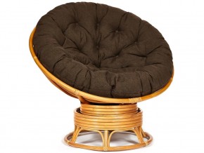 Кресло-качалка Papasan w 23/01 B с подушкой Honey, ткань Коричневый в Волчанске - volchansk.магазин96.com | фото