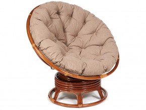 Кресло-качалка Papasan w 23/01 B с подушкой Pecan, экошерсть Коричневый в Волчанске - volchansk.магазин96.com | фото