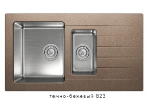 Мойка комбинированная Tolero twist TTS-890 Темно-бежевый 823 в Волчанске - volchansk.магазин96.com | фото