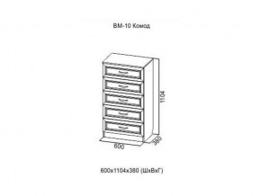 ВМ-10 Комод в Волчанске - volchansk.магазин96.com | фото